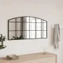 Schwarzer Eisenbogen-Wandspiegel 100x50 cm von vidaXL, Spiegel - Ref: Foro24-358638, Preis: 84,35 €, Rabatt: %
