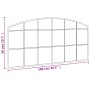Espejo de pared arco de hierro negro 100x50 cm by vidaXL, Mirrors - Ref: Foro24-358638, Price: 84,35 €, Discount: %
