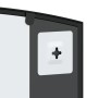Espejo de pared arco de hierro negro 100x60 cm de vidaXL, Espejos - Ref: Foro24-358639, Precio: 97,05 €, Descuento: %