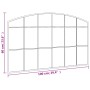 Espejo de pared arco de hierro negro 100x60 cm de vidaXL, Espejos - Ref: Foro24-358639, Precio: 97,05 €, Descuento: %