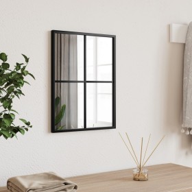 Rechteckiger Wandspiegel aus schwarzem Eisen 30x40 cm von vidaXL, Spiegel - Ref: Foro24-358640, Preis: 45,81 €, Rabatt: %