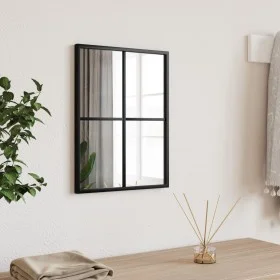 Rectangular black iron wall mirror 30x40 cm by vidaXL, Mirrors - Ref: Foro24-358640, Price: 44,75 €, Discount: %