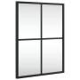 Rectangular black iron wall mirror 30x40 cm by vidaXL, Mirrors - Ref: Foro24-358640, Price: 45,81 €, Discount: %