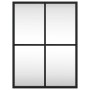 Rectangular black iron wall mirror 30x40 cm by vidaXL, Mirrors - Ref: Foro24-358640, Price: 45,81 €, Discount: %