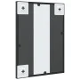 Espejo de pared rectangular de hierro negro 30x40 cm de vidaXL, Espejos - Ref: Foro24-358640, Precio: 44,71 €, Descuento: %