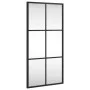 Rechteckiger Wandspiegel aus schwarzem Eisen, 30 x 60 cm von vidaXL, Spiegel - Ref: Foro24-358641, Preis: 49,66 €, Rabatt: %
