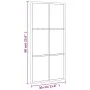 Rectangular black iron wall mirror 30x60 cm by vidaXL, Mirrors - Ref: Foro24-358641, Price: 49,68 €, Discount: %