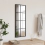 Rectangular black iron wall mirror 30x80 cm by vidaXL, Mirrors - Ref: Foro24-358642, Price: 49,13 €, Discount: %