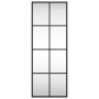 Rectangular black iron wall mirror 30x80 cm by vidaXL, Mirrors - Ref: Foro24-358642, Price: 49,13 €, Discount: %