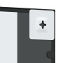 Rectangular black iron wall mirror 30x80 cm by vidaXL, Mirrors - Ref: Foro24-358642, Price: 49,13 €, Discount: %