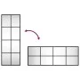 Espejo de pared rectangular de hierro negro 30x80 cm de vidaXL, Espejos - Ref: Foro24-358642, Precio: 52,47 €, Descuento: %