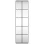 Rectangular black iron wall mirror 30x100 cm by vidaXL, Mirrors - Ref: Foro24-358643, Price: 61,50 €, Discount: %