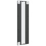 Rectangular black iron wall mirror 30x100 cm by vidaXL, Mirrors - Ref: Foro24-358643, Price: 60,33 €, Discount: %