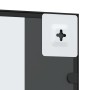 Rectangular black iron wall mirror 30x100 cm by vidaXL, Mirrors - Ref: Foro24-358643, Price: 60,33 €, Discount: %