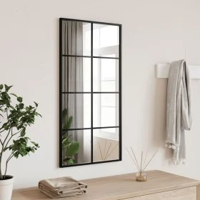 Rechteckiger Wandspiegel aus schwarzem Eisen, 40x80 cm. von vidaXL, Spiegel - Ref: Foro24-358644, Preis: 57,81 €, Rabatt: %