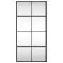 Espejo de pared rectangular de hierro negro 40x80 cm by vidaXL, Mirrors - Ref: Foro24-358644, Price: 57,81 €, Discount: %