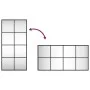 Espejo de pared rectangular de hierro negro 40x80 cm by vidaXL, Mirrors - Ref: Foro24-358644, Price: 57,81 €, Discount: %