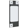 Rectangular black iron wall mirror 20x50 cm by vidaXL, Mirrors - Ref: Foro24-358645, Price: 33,15 €, Discount: %