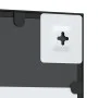 Rectangular black iron wall mirror 20x50 cm by vidaXL, Mirrors - Ref: Foro24-358645, Price: 32,28 €, Discount: %