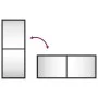 Rectangular black iron wall mirror 20x50 cm by vidaXL, Mirrors - Ref: Foro24-358645, Price: 32,28 €, Discount: %