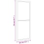 Rectangular black iron wall mirror 20x50 cm by vidaXL, Mirrors - Ref: Foro24-358645, Price: 33,15 €, Discount: %