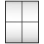 Espejo de pared rectangular de hierro negro 40x50 cm by vidaXL, Mirrors - Ref: Foro24-358646, Price: 57,32 €, Discount: %