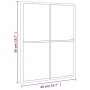 Espejo de pared rectangular de hierro negro 40x50 cm by vidaXL, Mirrors - Ref: Foro24-358646, Price: 53,82 €, Discount: %