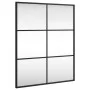 Espejo de pared rectangular de hierro negro 50x60 cm de vidaXL, Espejos - Ref: Foro24-358647, Precio: 57,68 €, Descuento: %
