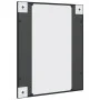 Espejo de pared rectangular de hierro negro 50x60 cm de vidaXL, Espejos - Ref: Foro24-358647, Precio: 57,68 €, Descuento: %