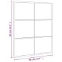 Espejo de pared rectangular de hierro negro 50x60 cm de vidaXL, Espejos - Ref: Foro24-358647, Precio: 57,68 €, Descuento: %