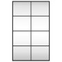 Rectangular black iron wall mirror 50x80 cm by vidaXL, Mirrors - Ref: Foro24-358648, Price: 74,50 €, Discount: %