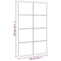 Rectangular black iron wall mirror 50x80 cm by vidaXL, Mirrors - Ref: Foro24-358648, Price: 69,64 €, Discount: %