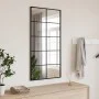 Espejo de pared rectangular de hierro negro 50x100 cm de vidaXL, Espejos - Ref: Foro24-358649, Precio: 91,40 €, Descuento: %