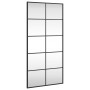 Espejo de pared rectangular de hierro negro 50x100 cm de vidaXL, Espejos - Ref: Foro24-358649, Precio: 74,25 €, Descuento: %
