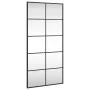 Espejo de pared rectangular de hierro negro 50x100 cm de vidaXL, Espejos - Ref: Foro24-358649, Precio: 91,40 €, Descuento: %