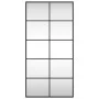 Espejo de pared rectangular de hierro negro 50x100 cm de vidaXL, Espejos - Ref: Foro24-358649, Precio: 91,40 €, Descuento: %