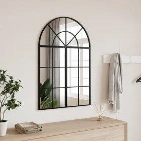 Espejo de pared arco de hierro negro 60x30 cm by vidaXL, Mirrors - Ref: Foro24-358650, Price: 48,59 €, Discount: %