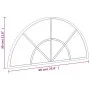 Espejo de pared arco de hierro negro 60x30 cm by vidaXL, Mirrors - Ref: Foro24-358650, Price: 48,59 €, Discount: %