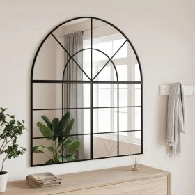 Espejo de pared arco de hierro negro 100x50 cm by vidaXL, Mirrors - Ref: Foro24-358652, Price: 75,38 €, Discount: %