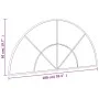 Espejo de pared arco de hierro negro 100x50 cm by vidaXL, Mirrors - Ref: Foro24-358652, Price: 75,38 €, Discount: %