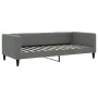 Trundle sofa bed with drawers dark gray fabric 90x200 cm by vidaXL, Beds and slatted bases - Ref: Foro24-3196633, Price: 480,...