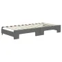 Trundle sofa bed with drawers dark gray fabric 90x200 cm by vidaXL, Beds and slatted bases - Ref: Foro24-3196633, Price: 480,...