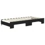 Ausziehbares Schlafsofa mit Schubladen, schwarzer Stoff, 90 x 200 cm von vidaXL, Betten und Lattenroste - Ref: Foro24-3196634...