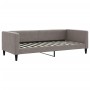 Sofá cama nido con cajones tela gris taupe 90x200 cm de vidaXL, Camas y somieres - Ref: Foro24-3196635, Precio: 480,65 €