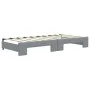 Trundle sofa bed with drawers light gray fabric 90x190 cm by vidaXL, Beds and slatted bases - Ref: Foro24-3196642, Price: 450...