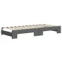 Trundle sofa bed with drawers dark gray fabric 80x200 cm by vidaXL, Beds and slatted bases - Ref: Foro24-3197580, Price: 457,...