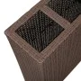 Tall planter with 4 brown synthetic rattan pots by vidaXL, Pots and planters - Ref: Foro24-41085, Price: 111,71 €, Discount: %
