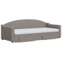 Trundle sofa bed with drawers taupe gray fabric 80x200 cm by vidaXL, Beds and slatted bases - Ref: Foro24-3197582, Price: 458...