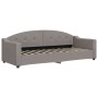 Trundle sofa bed with drawers taupe gray fabric 80x200 cm by vidaXL, Beds and slatted bases - Ref: Foro24-3197582, Price: 458...