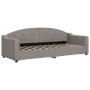 Trundle sofa bed with drawers taupe gray fabric 80x200 cm by vidaXL, Beds and slatted bases - Ref: Foro24-3197582, Price: 460...